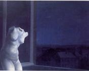 夜色中的女子 - 雷内·马格里特